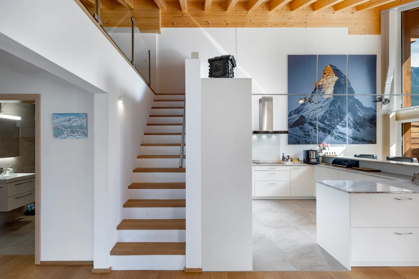 5.5 Zimmer Dachwohnung an grandioser Lage in Grächen - Photo 13 sur 13