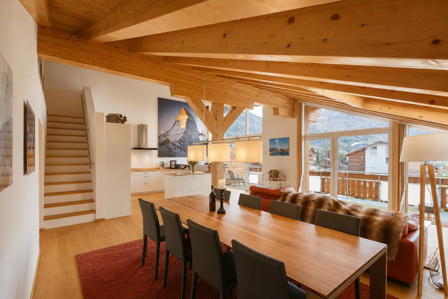 Appartement sous les combles de 5,5 pièces dans un emplacement grandiose à Grächen - Photo 1 sur 13