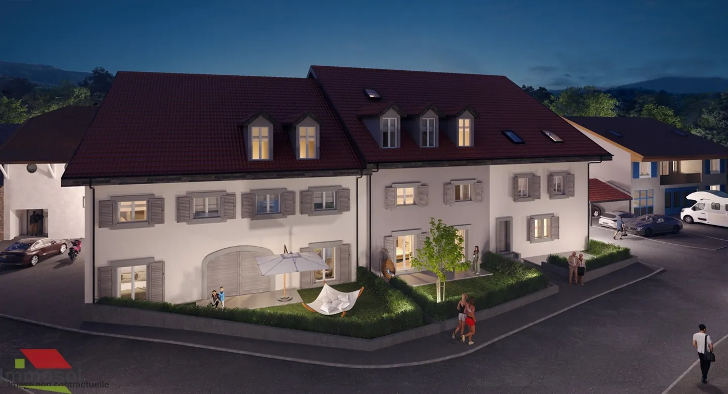 Orny - 4.5 rooms - New Apartment with Attic - Photo 4 of 9