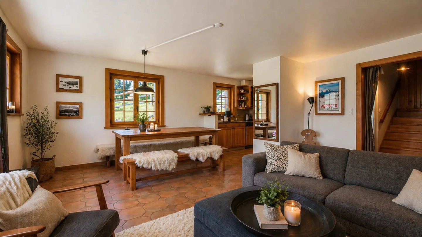 À vendre, Chalet, 1936 Verbier, Réf Charmant chalet à rénover - Foto 3 von 7