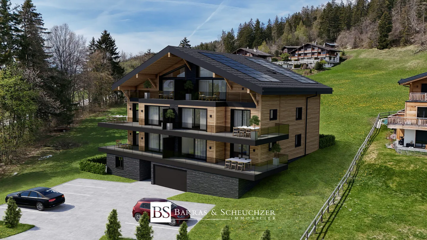 LOT 2 - Appartamento nuovo di 3,5 locali in residenza principale con giardino - Foto 3 di 6