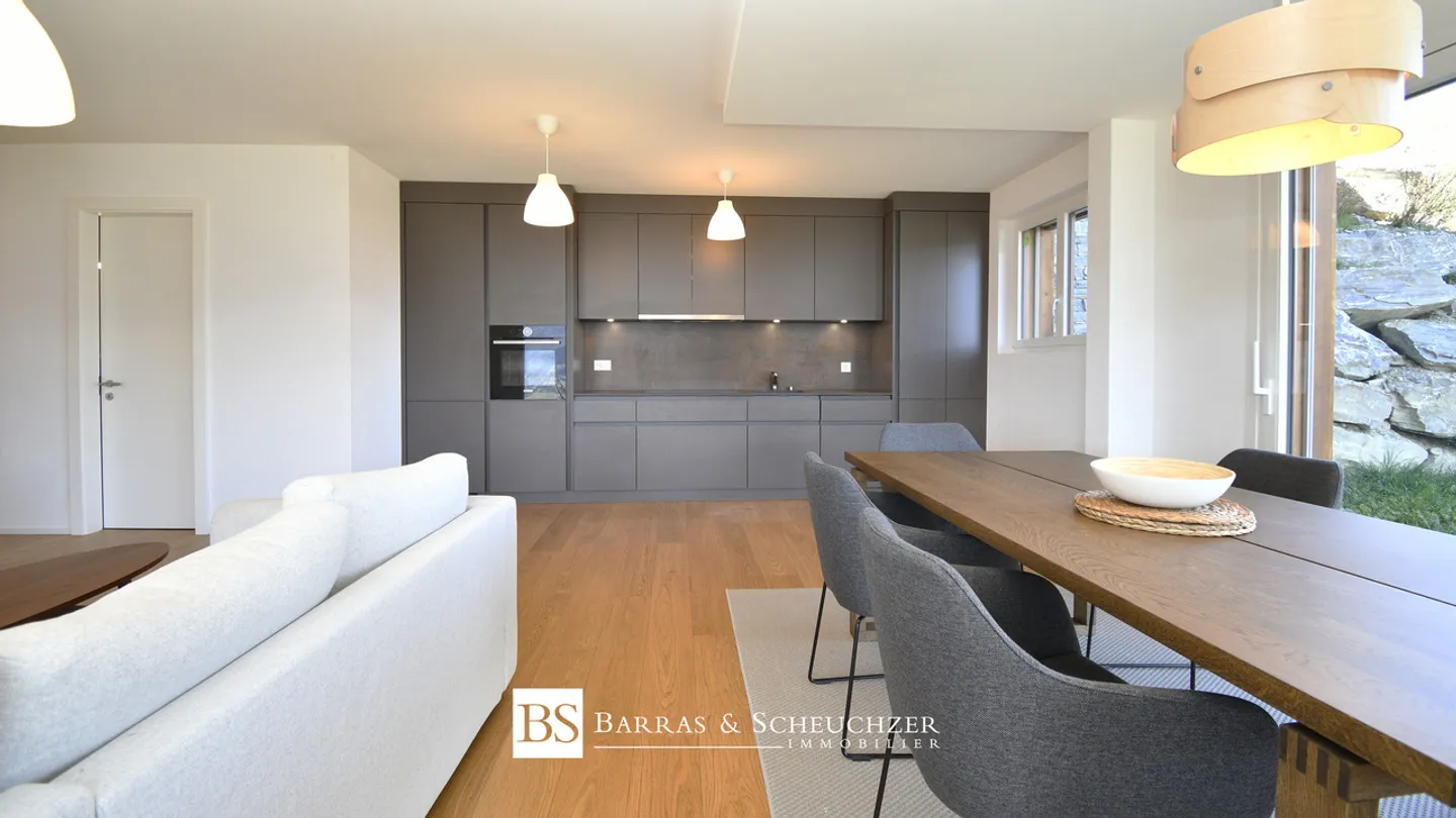 Superbe 4.5 pièces récent avec jardin et vue imprenable - Foto 5 di 10