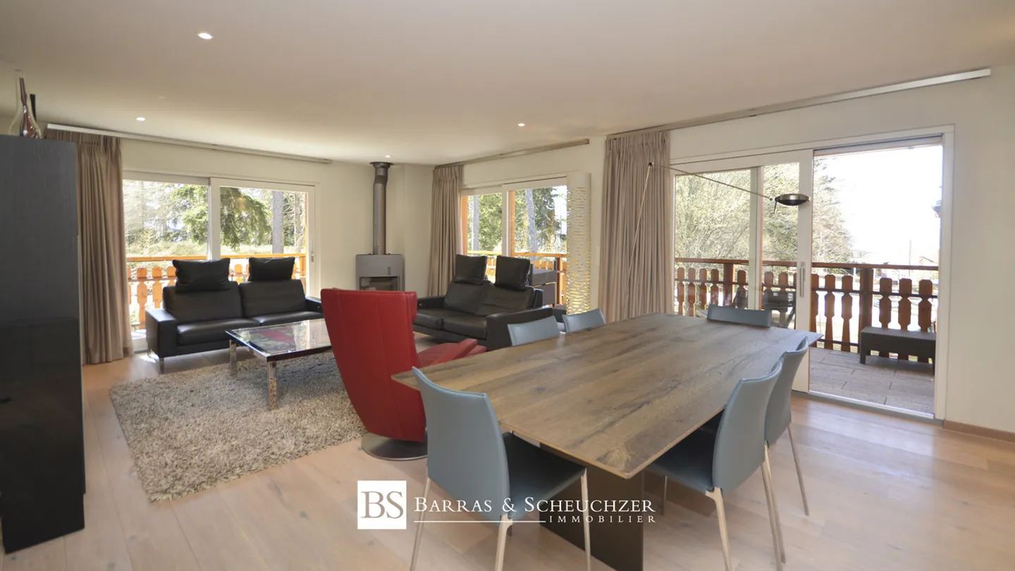 Luxuriöse 4,5-Zimmer-Wohnung möbliert verkauft - Foto 4 von 12