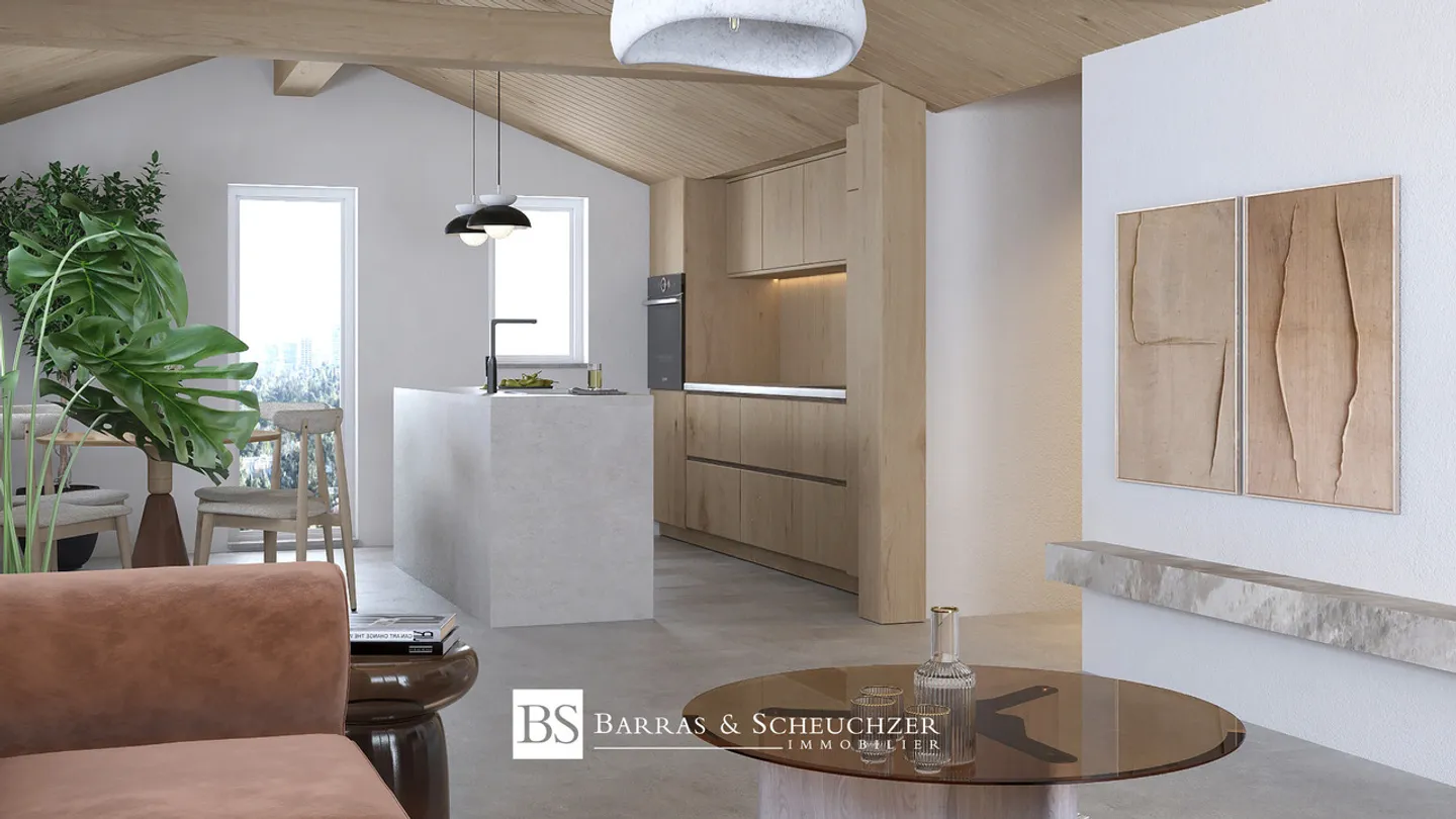 Magnifique duplex en attique de 4.5 pièces - Foto 1 di 7