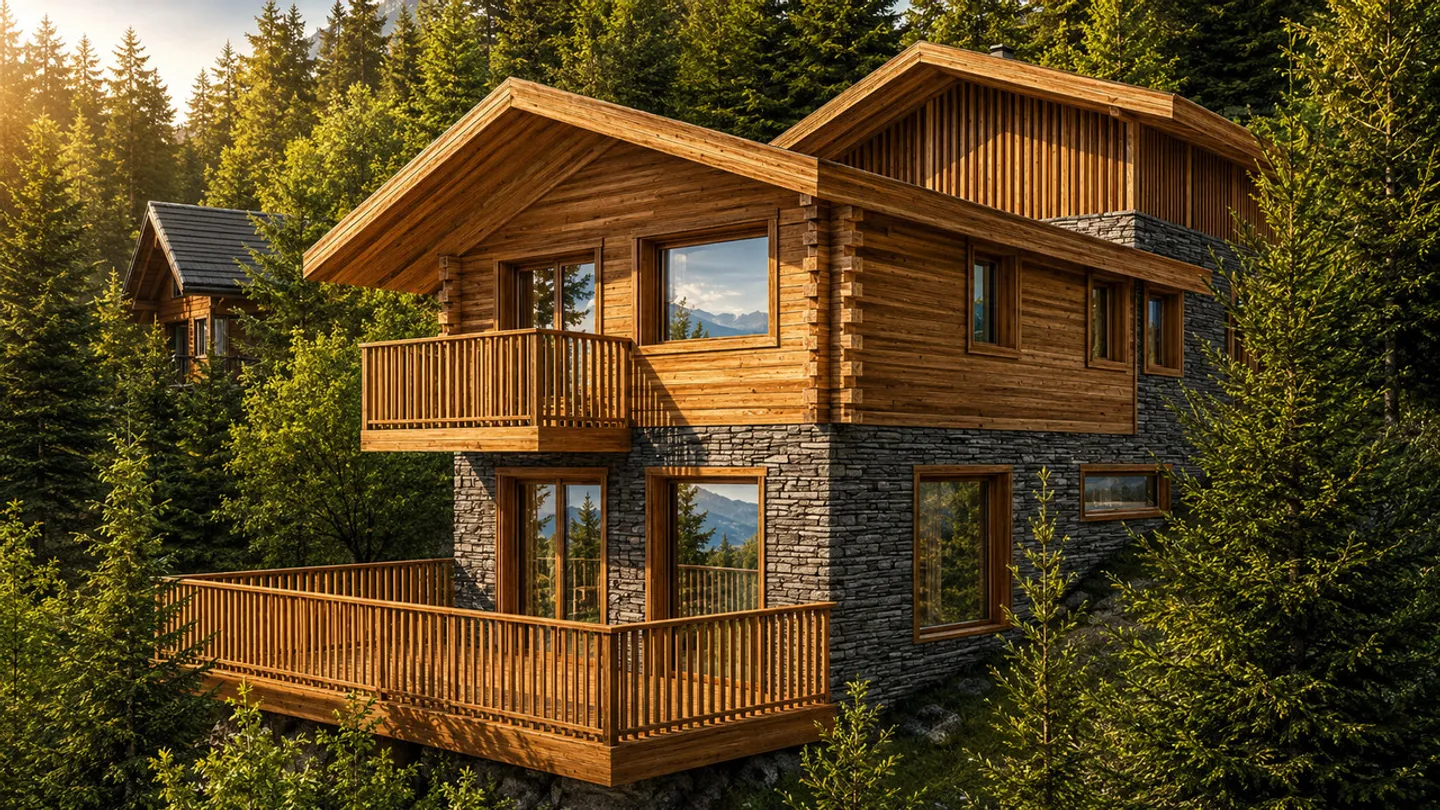 Chalet Magnifique avec Vue sur Montagne - Photo 2 sur 5