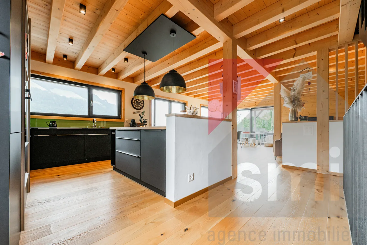 The charm of wood, the demands of contemporary living in Châtel-sur-Montsalvens - Photo 6 of 13