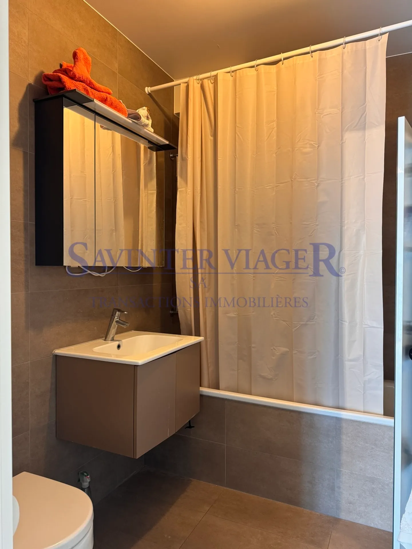 Carouge - Elegante 3-Zimmer-Wohnung mit großem Balkon und unverbautem Blick - Foto 9 von 13