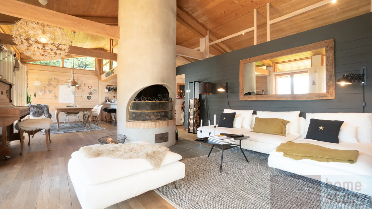 Rarità a Gryon - chalet ristrutturato, vista sulle Dents du Midi e grande giardino - Foto 5 di 13