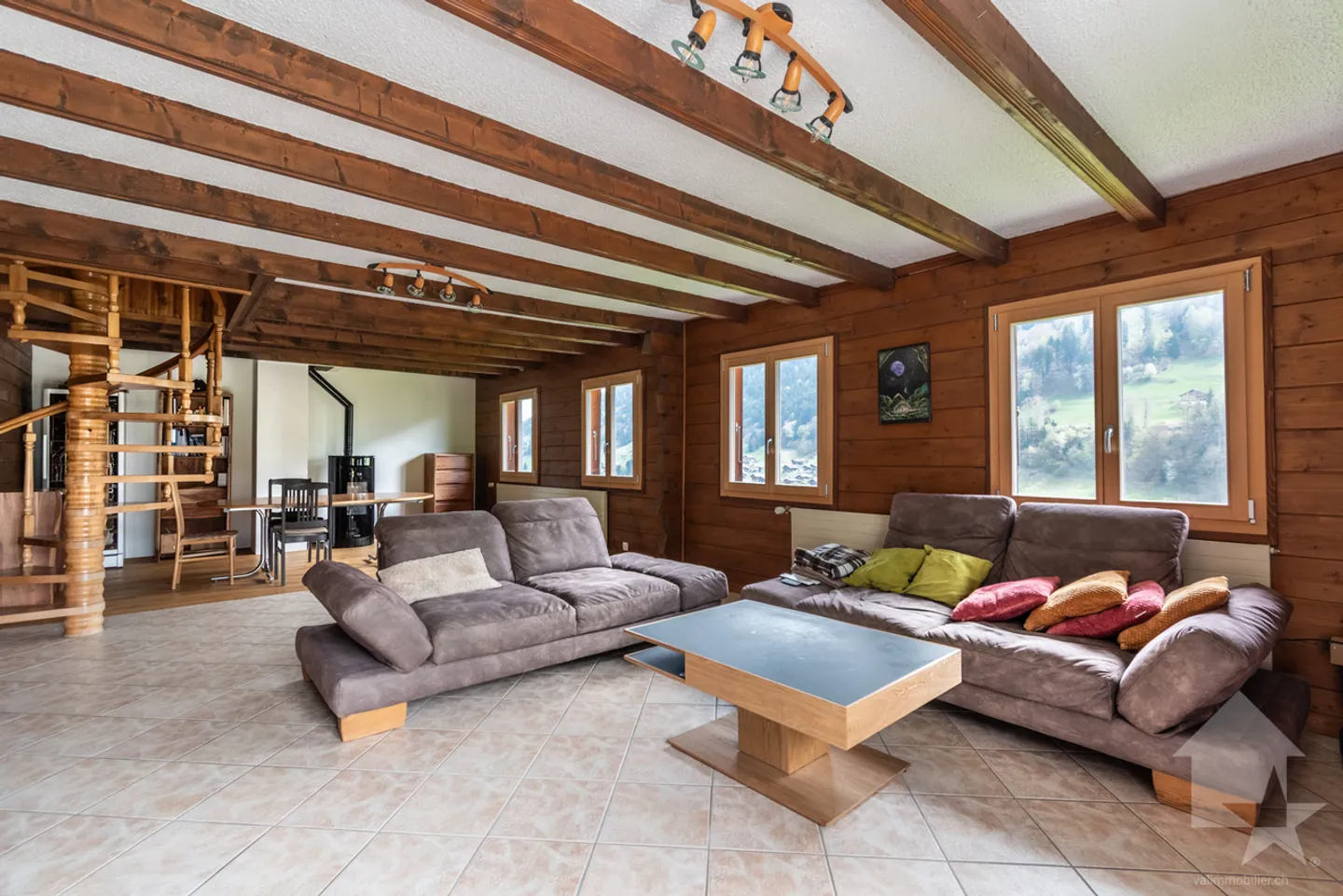 Troistorrents, chalet individuel de 6.5 pièces avec vue - Photo 7 sur 13
