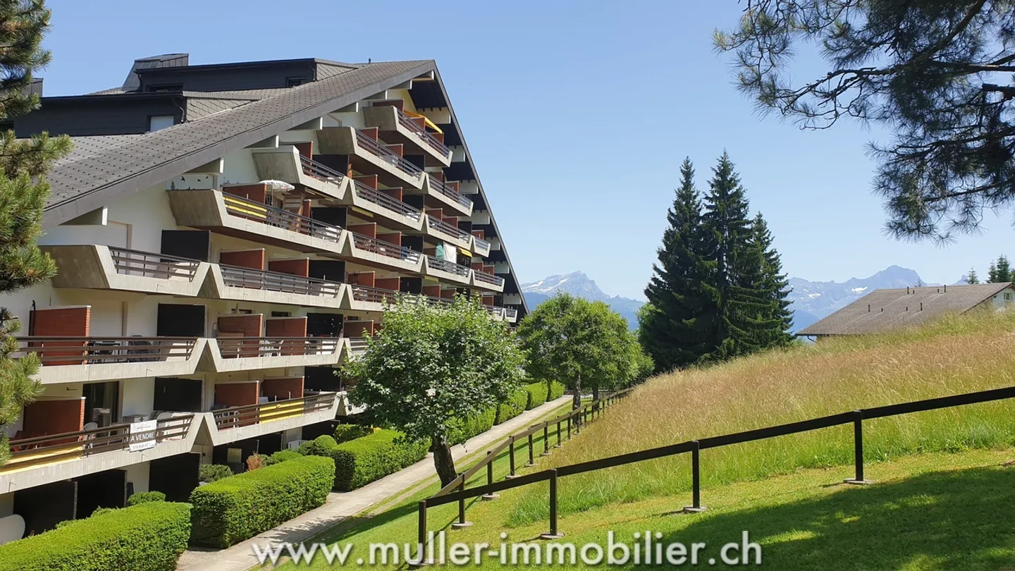 Schöne 2,5-Zimmer-Wohnung, nach Süden ausgerichtet, im 1. Stock in Torgon - Foto 1 von 13