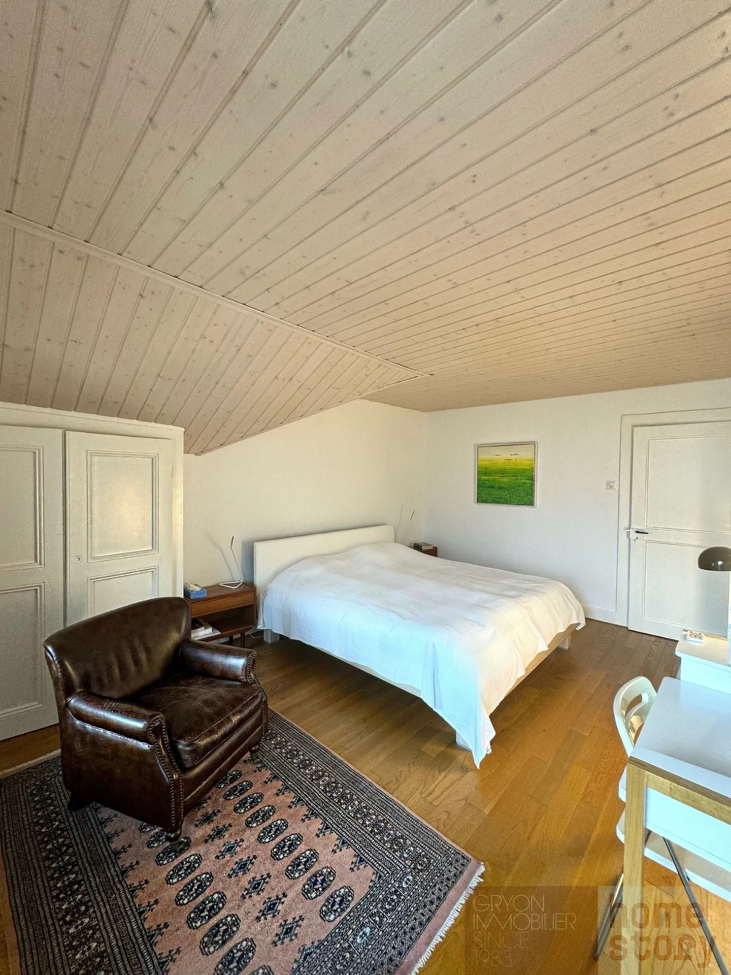 Wohnung unter dem Dach in Gryon mit Balkon und Alpenblick - Foto 13 von 13