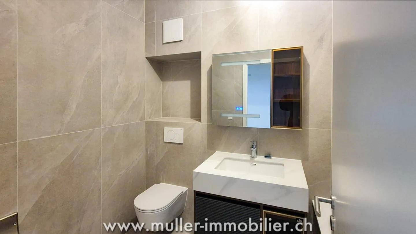 Appartement neuf avec balcon sous les combles à Concise - Photo 8 sur 13