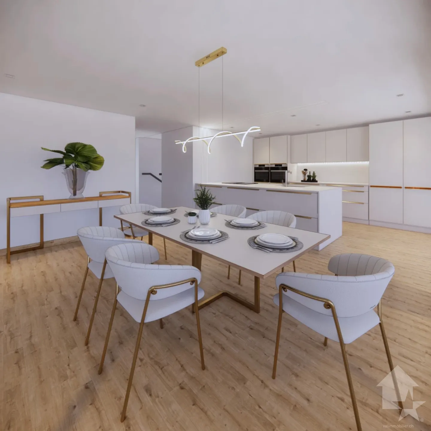 Attique moderne avec terrasse - Photo 6 sur 13