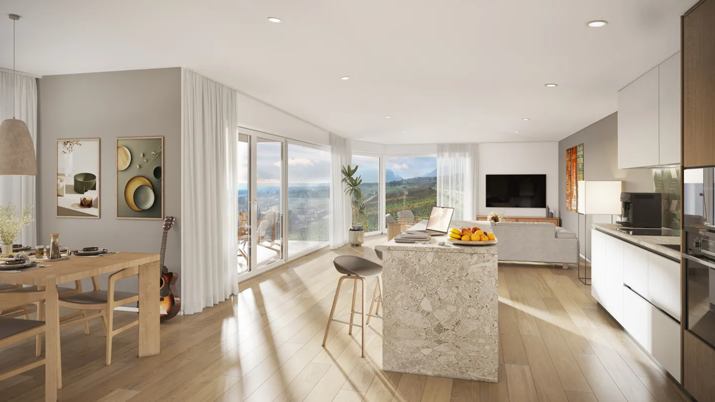 Confort, élégance et modernité pour cet appartement 4,5 pièces - Photo 7 sur 7