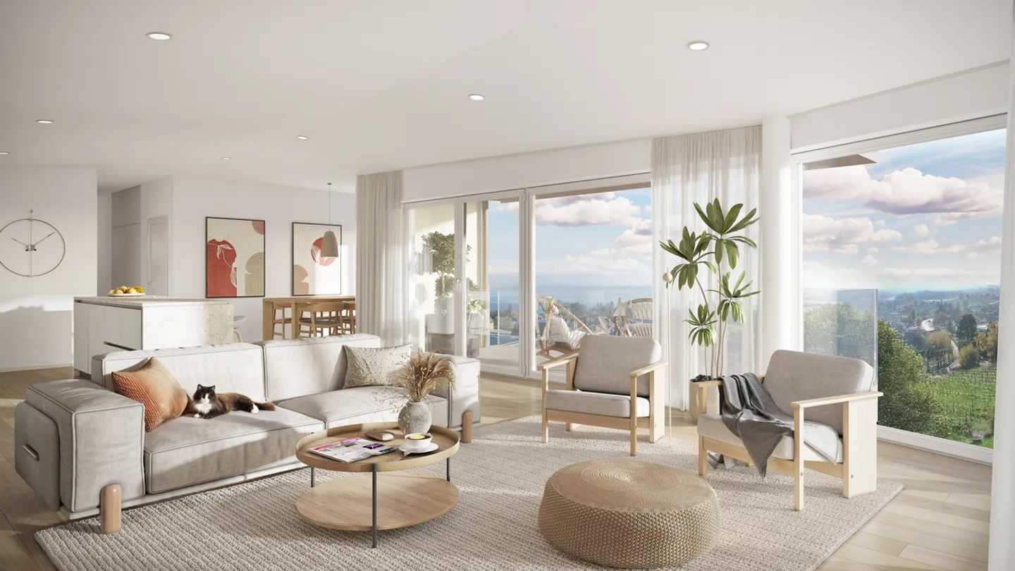 Confort, élégance et modernité pour cet appartement 4,5 pièces - Photo 4 sur 7