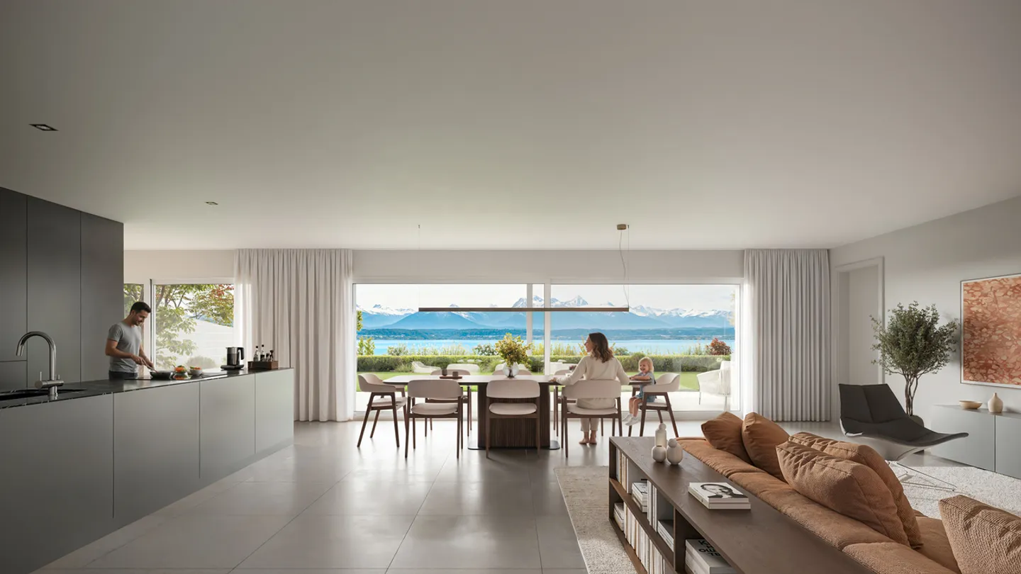 Villa Mitoyenne 4,5 pièces V5 - un panorama unique - Foto 4 di 6