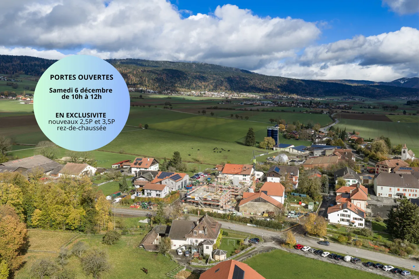 PORTES OUVERTES: En Exclusivité 1 nouveau 2,5P avec jardin 150 m2 - Photo 1 sur 6