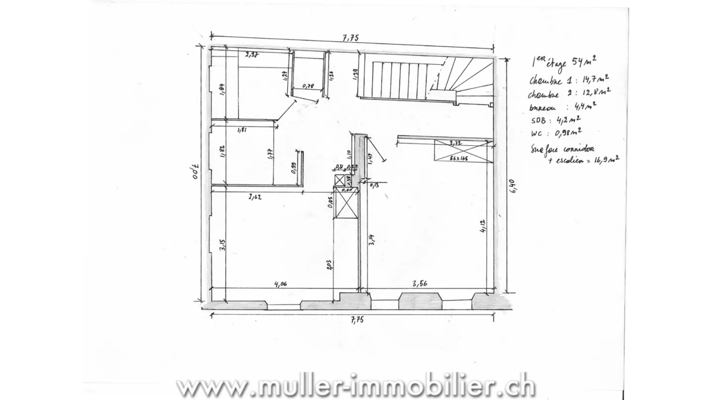 Charmantes Dorfhaus in Blonay - Foto 13 von 13