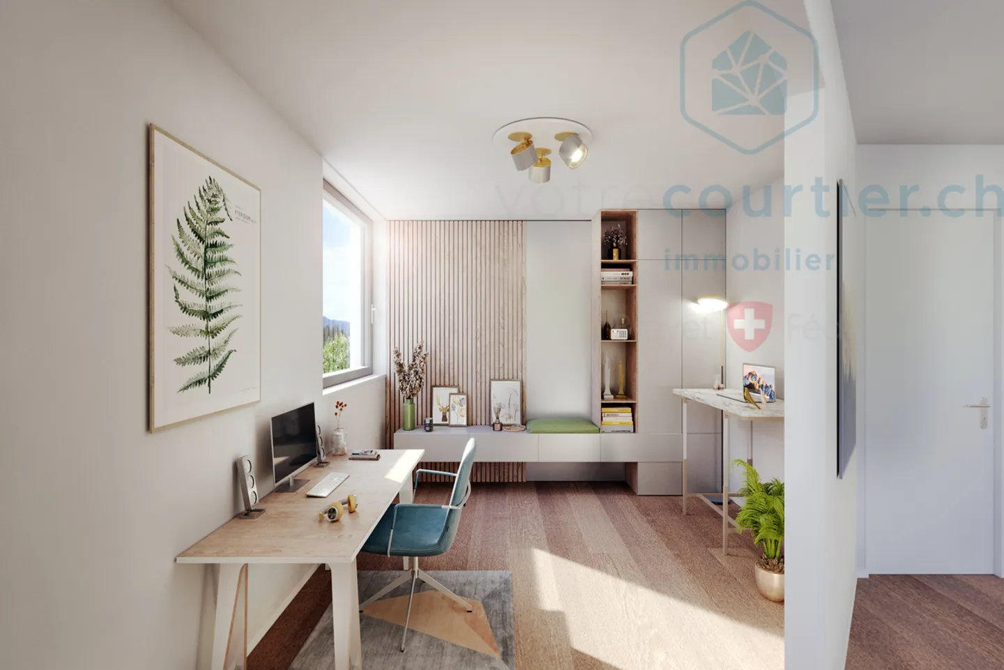 Villa contemporanea nuova di lato - cantiere in corso - Foto 7 di 13