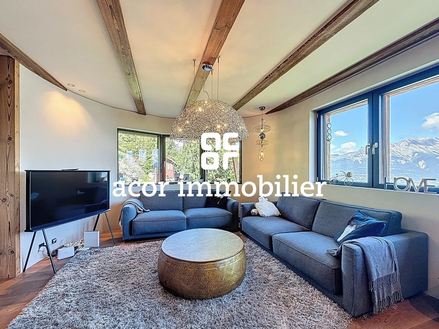 Magnifico chalet completamente ristrutturato situato ai Mayens-de-Sion - Foto 5 di 11