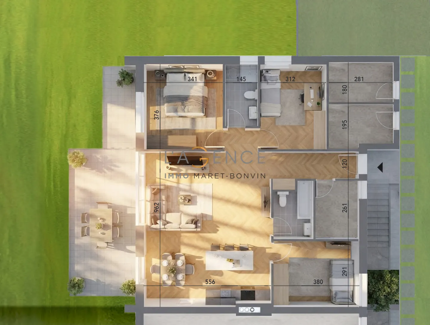 4.5 ROOM APARTMENT NEW PROMOTION - THE VINEYARD OF THE ARCH - Photo 4 of 6