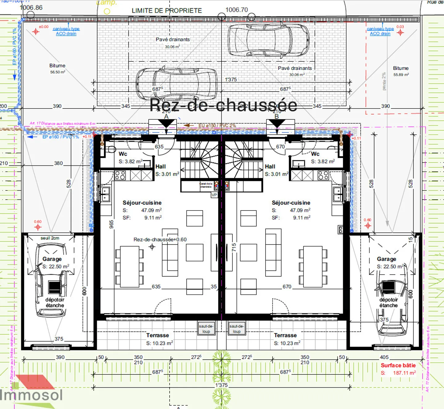 Doppelhaus auf Plan - 5,5 Zimmer - Keller - Garten - Garage - Foto 9 von 12
