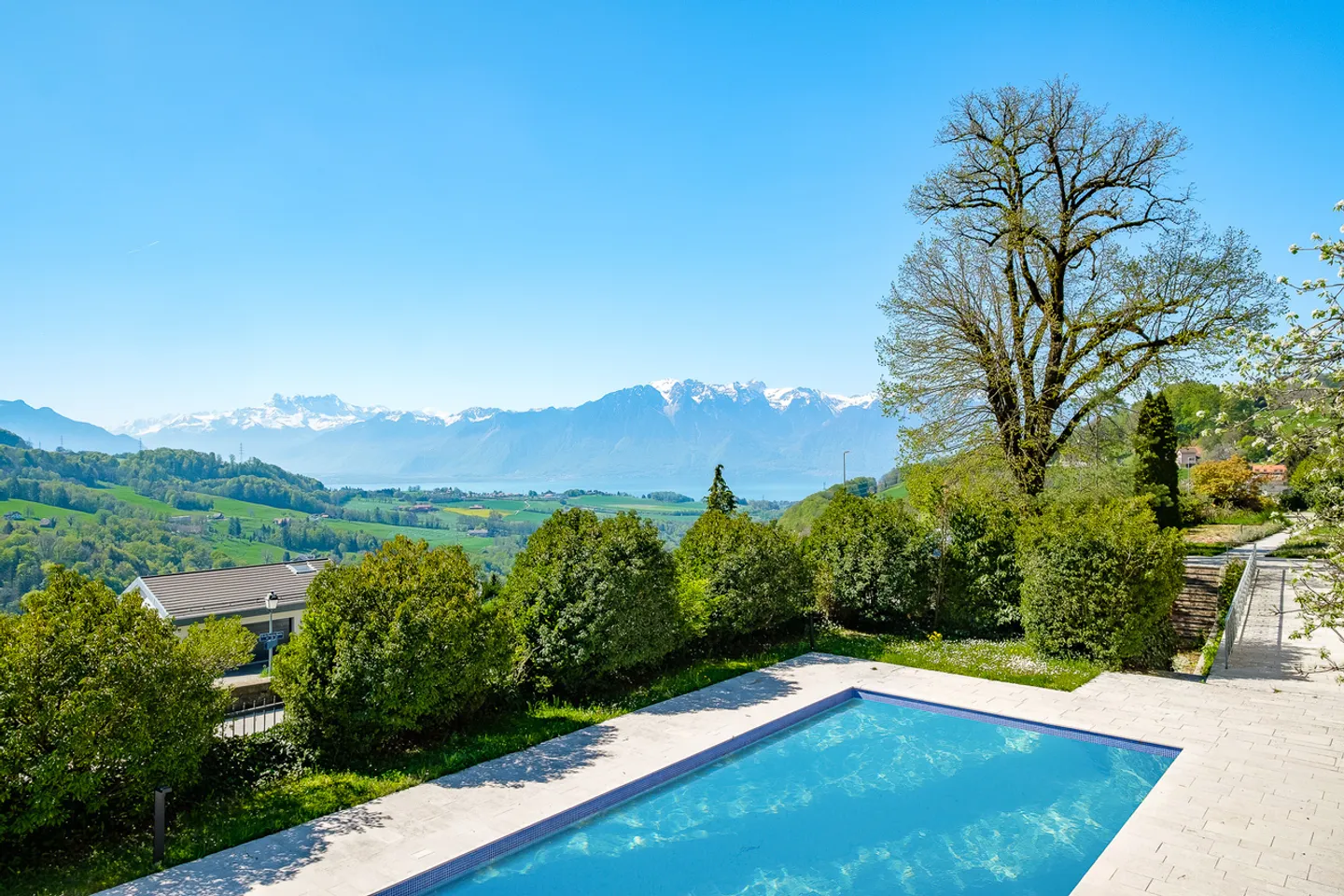 Bellissima proprietà con piscina sulle alture di Vevey - Foto 3 di 13