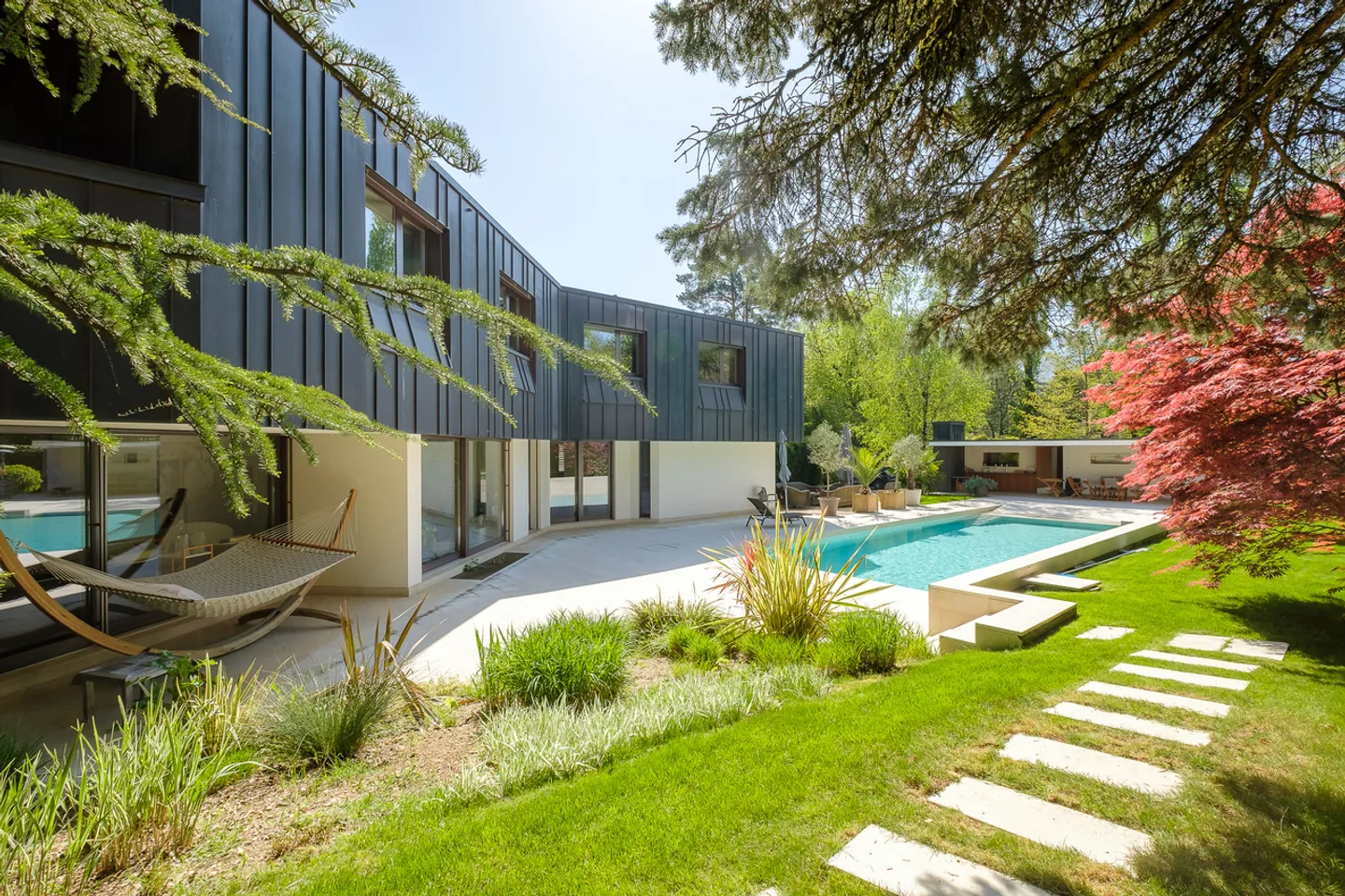 Architektenhaus sehr privat und ohne Lärm, Conches (GE) - Foto 13 von 13