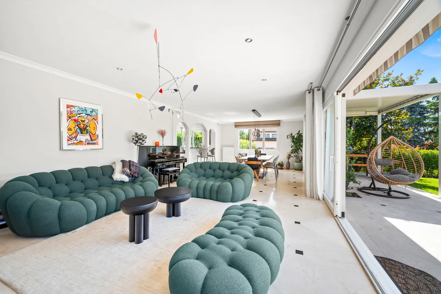 Piacevole villa familiare con piscina, vista lago, riva sinistra - Foto 3 di 13