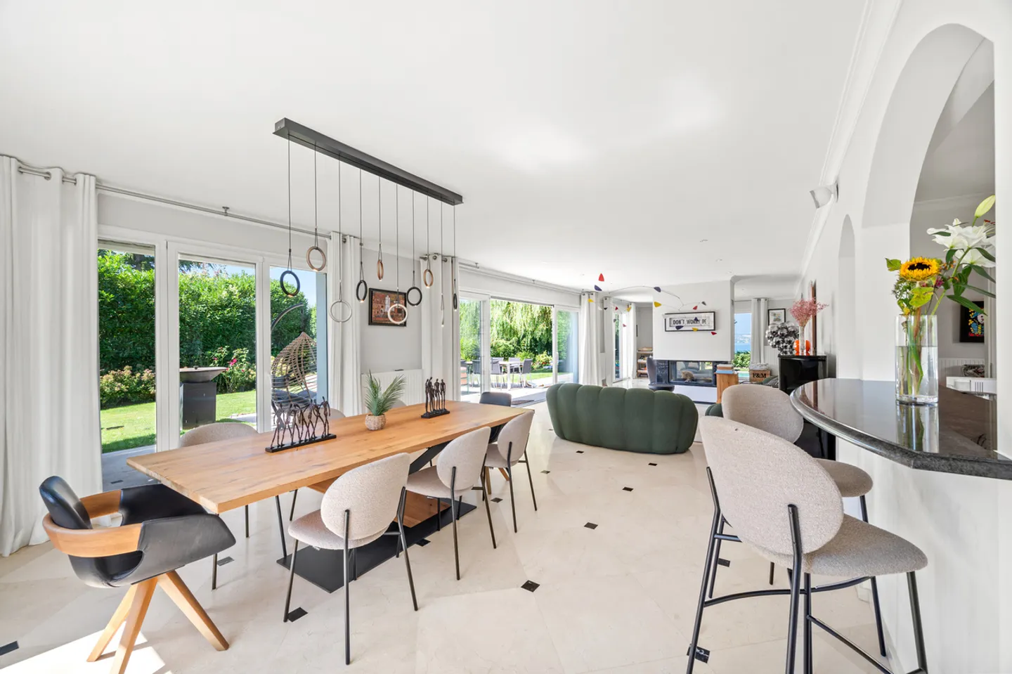 Piacevole villa familiare con piscina, vista lago, riva sinistra - Foto 6 di 13