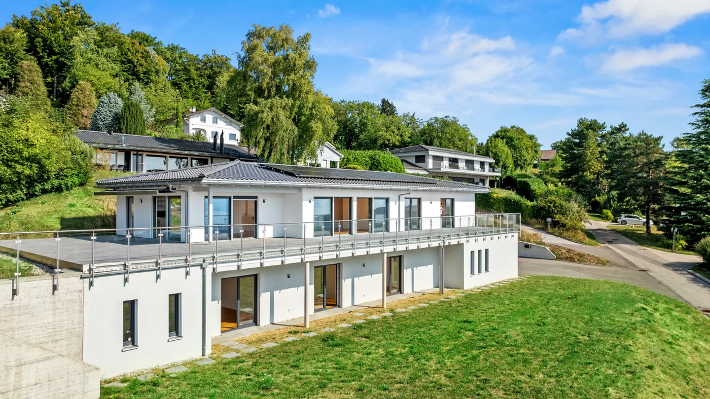 Villa contemporanea chiavi in mano, con vista a 180° - Arzier-le-Muids - Foto 2 di 13