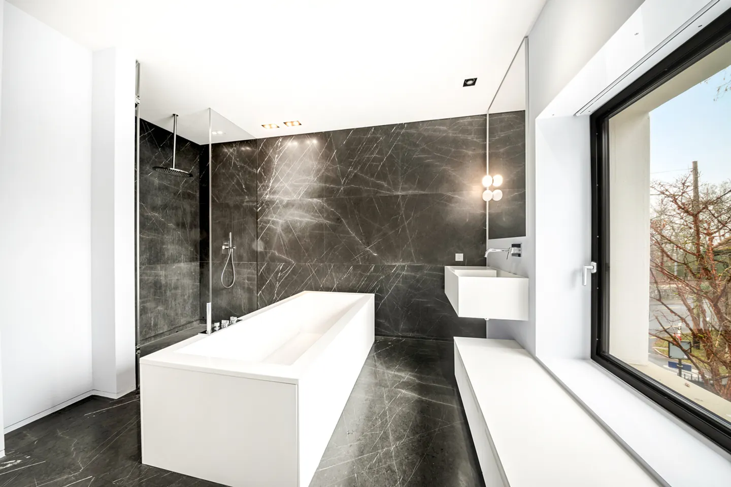 Residenz, die Charakter und Modernität vereint, Innenpool, Vandoeuvres - Foto 12 von 13