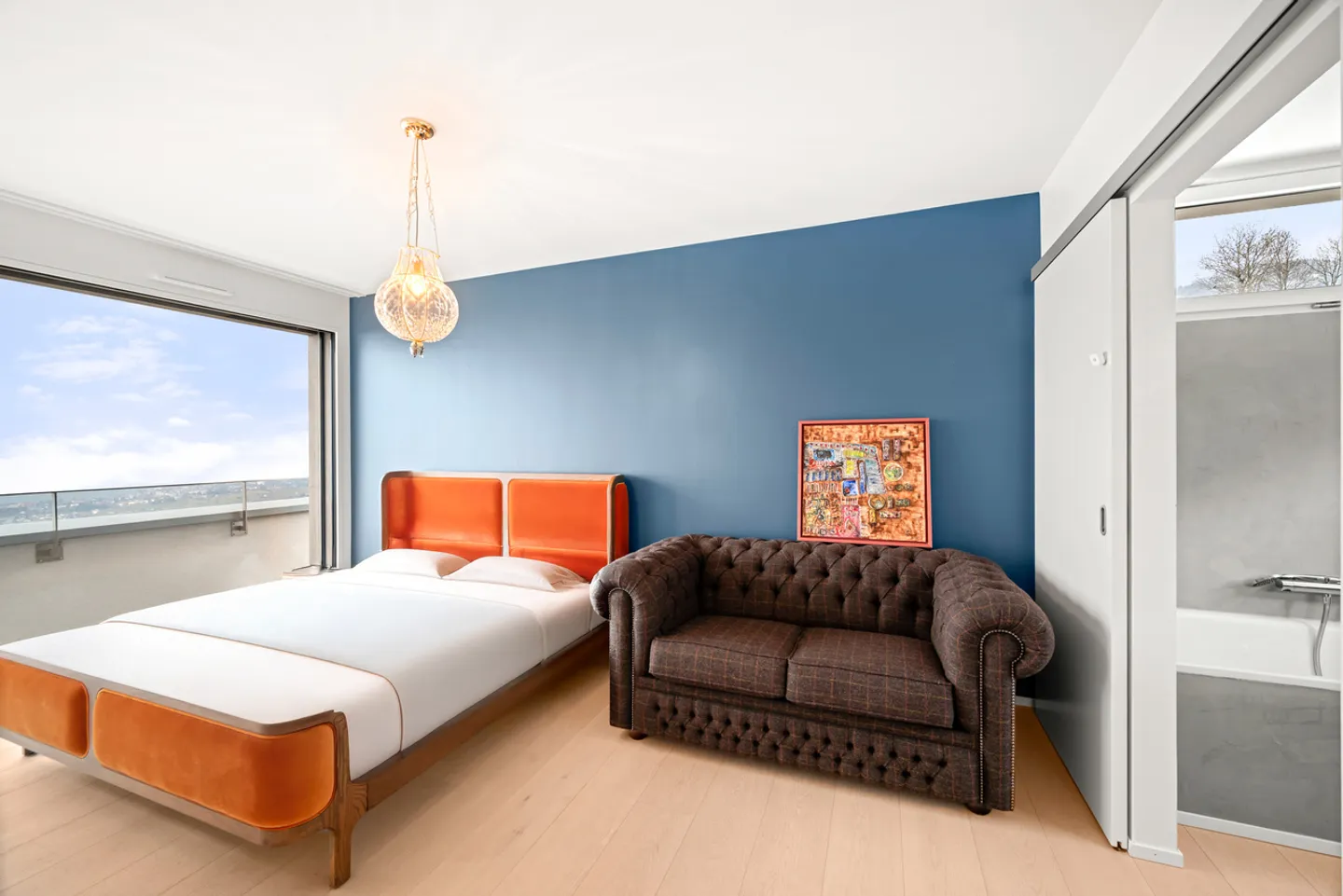 Superbo attico moderno con vista panoramica vicino a Montreux - Foto 9 di 13