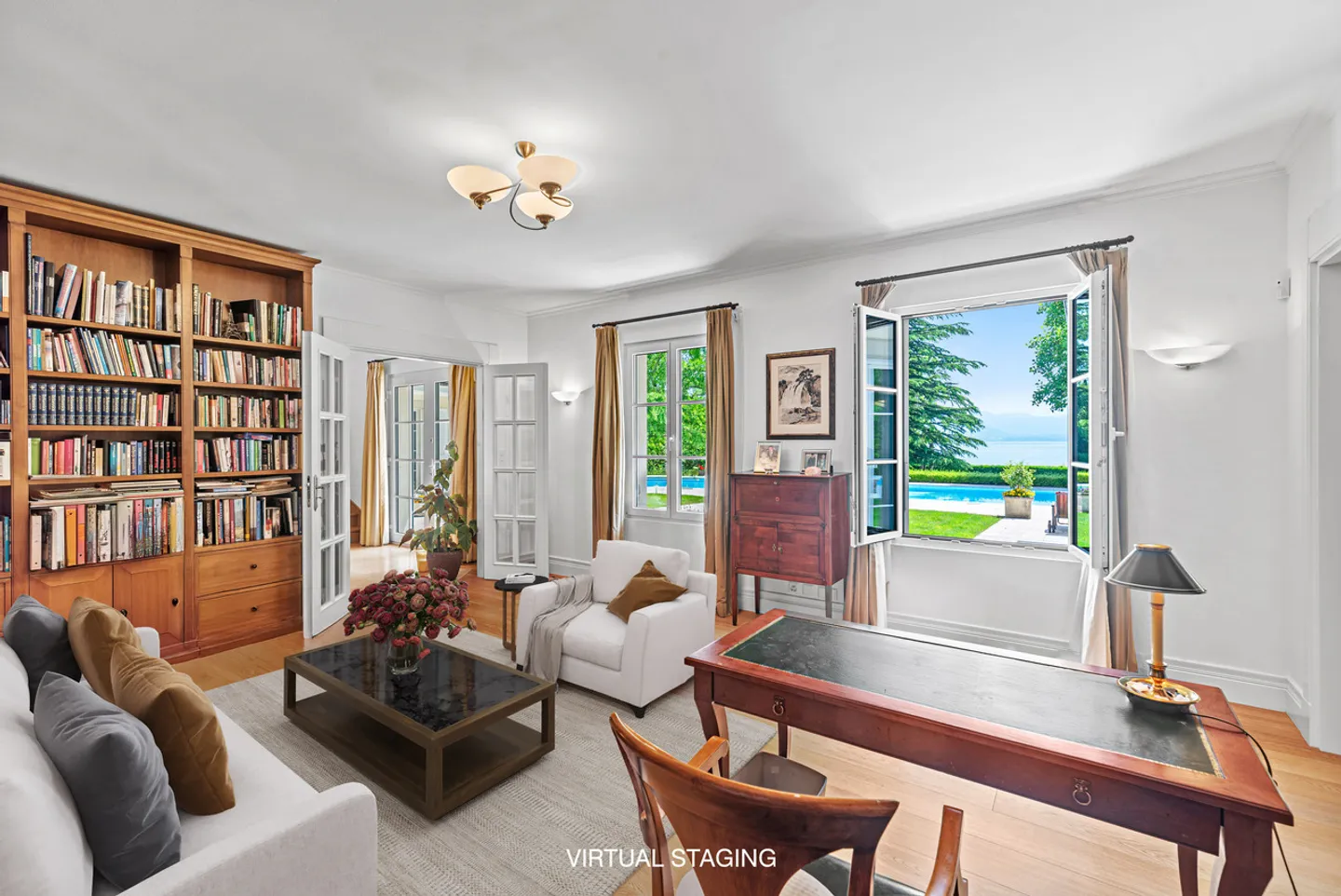 Property "feet in the water" with pool near Rolle - Photo 8 of 13