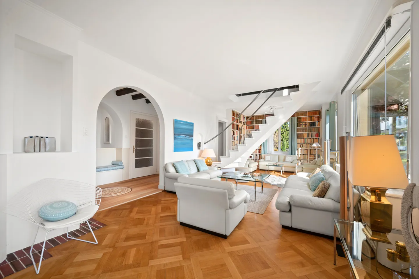 Raffinata proprietà in stile mediterraneo con vista lago a Pully - Foto 12 di 13