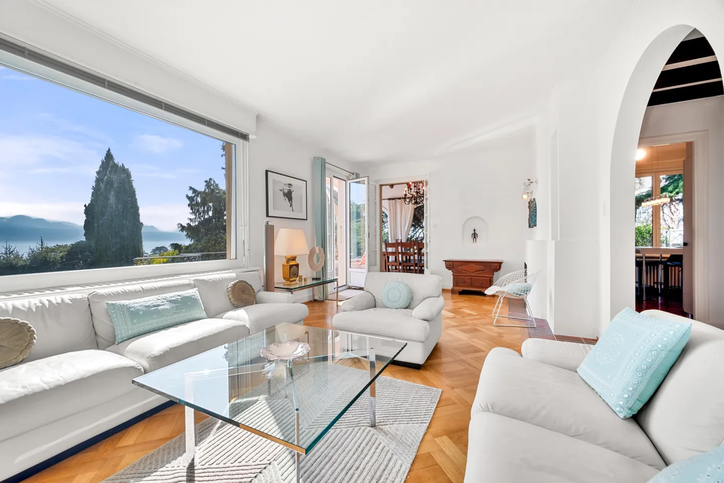 Raffinata proprietà in stile mediterraneo con vista lago a Pully - Foto 11 di 13