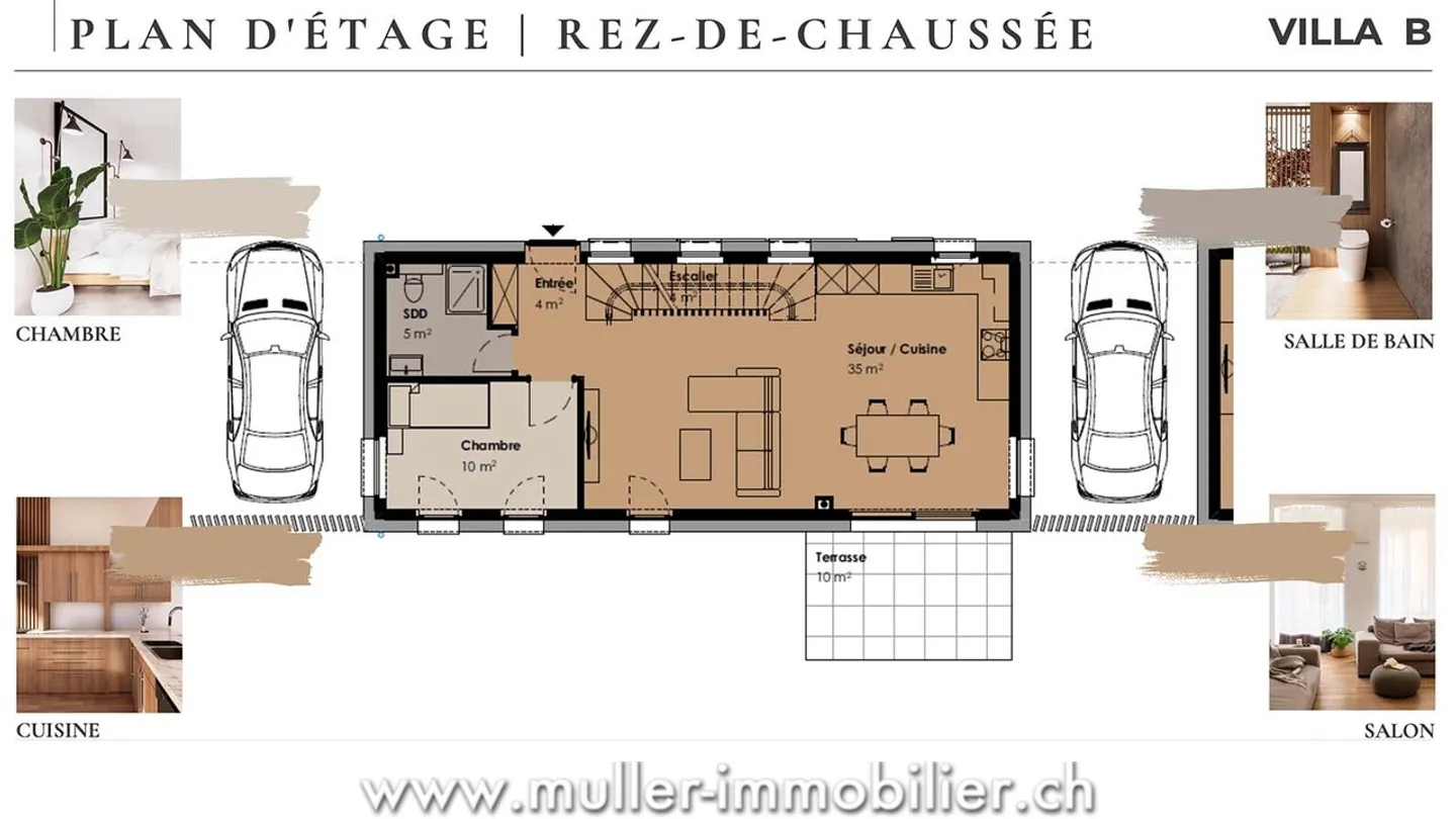 Villa neuve mitoyenne à 5 minutes de Payerne - Photo 8 sur 13