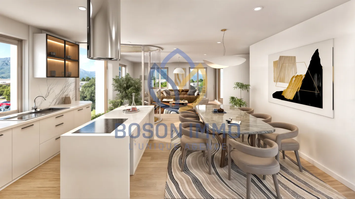 Appartements de haut standing à construire, au coeur de Martigny ! - Foto 5 von 8