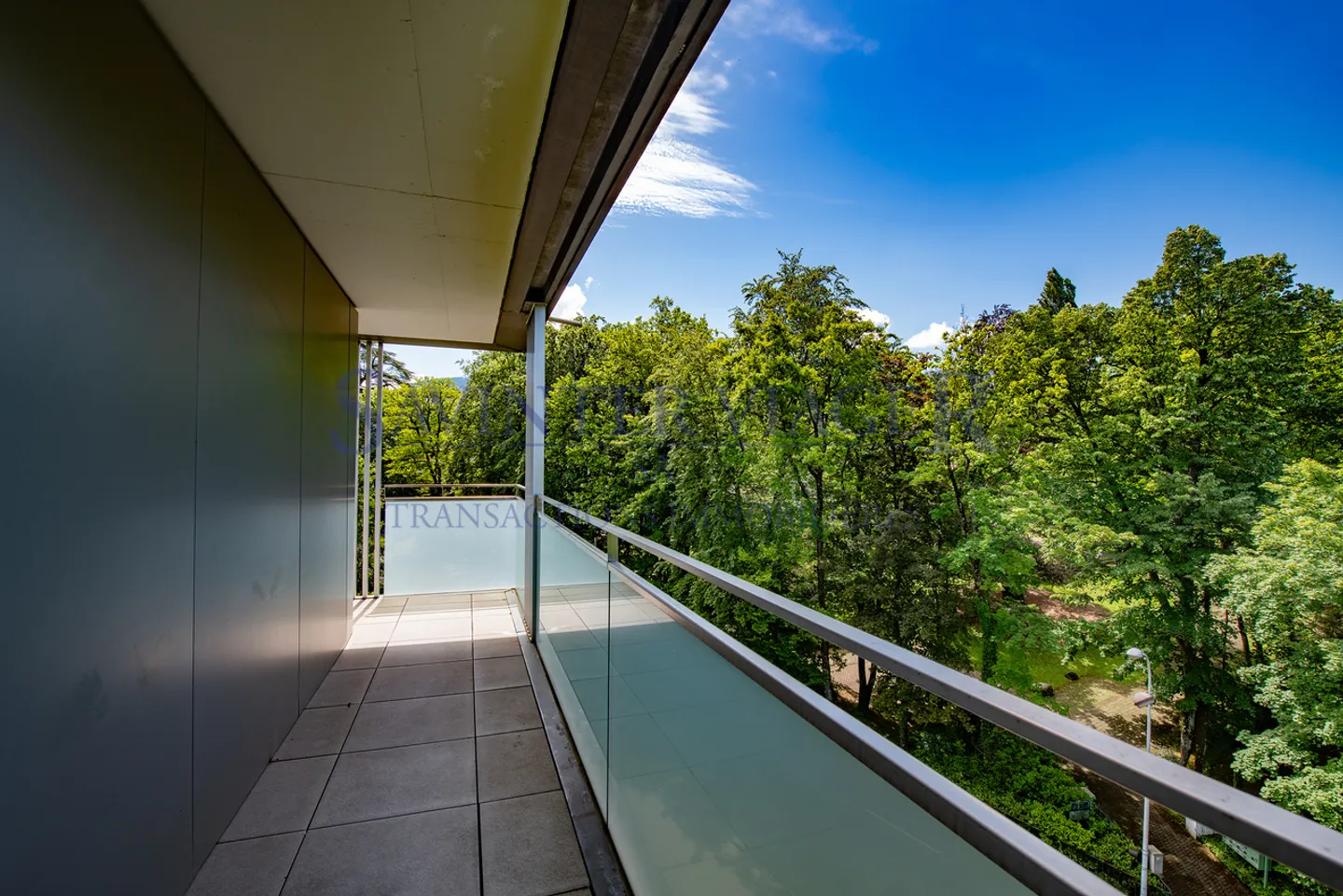 Carouge - Elegante 3-Zimmer-Wohnung mit großem Balkon und unverbautem Blick - Foto 13 von 13