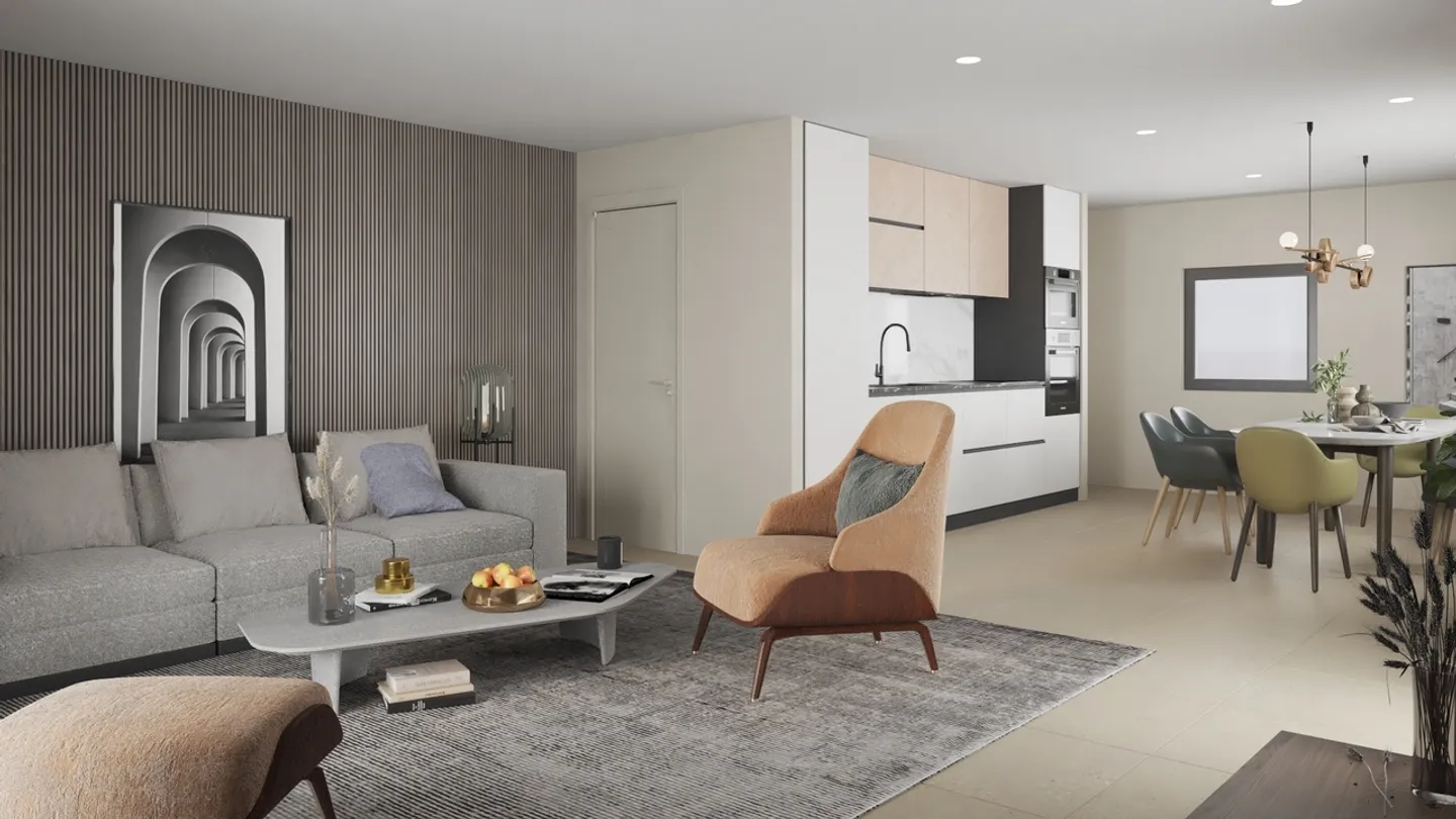 Duplex con terrazza completamente ristrutturato vicino alla città di Sion - Foto 1 di 7