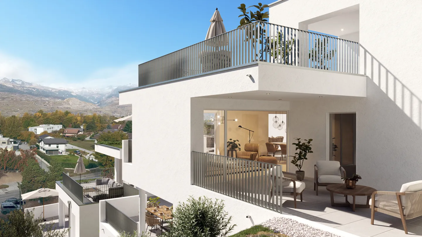Appartamenti con terrazza certificati MINERGIE Le Terrazze di Bramois - Foto 6 di 7