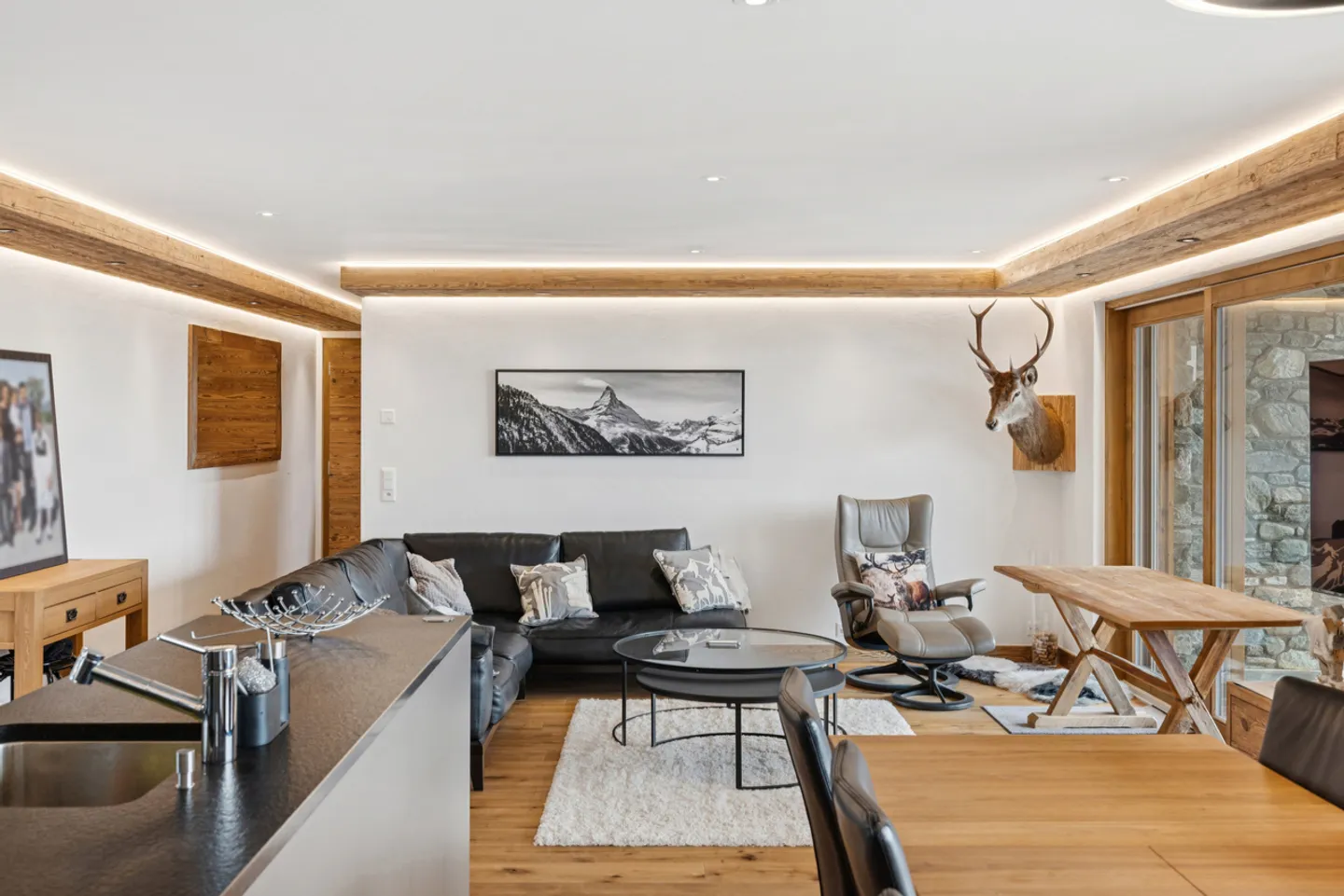 3,5 Zimmer - Thermales Wohlbefinden und Skifahren am Fuße der 4 Täler - Foto 1 von 6