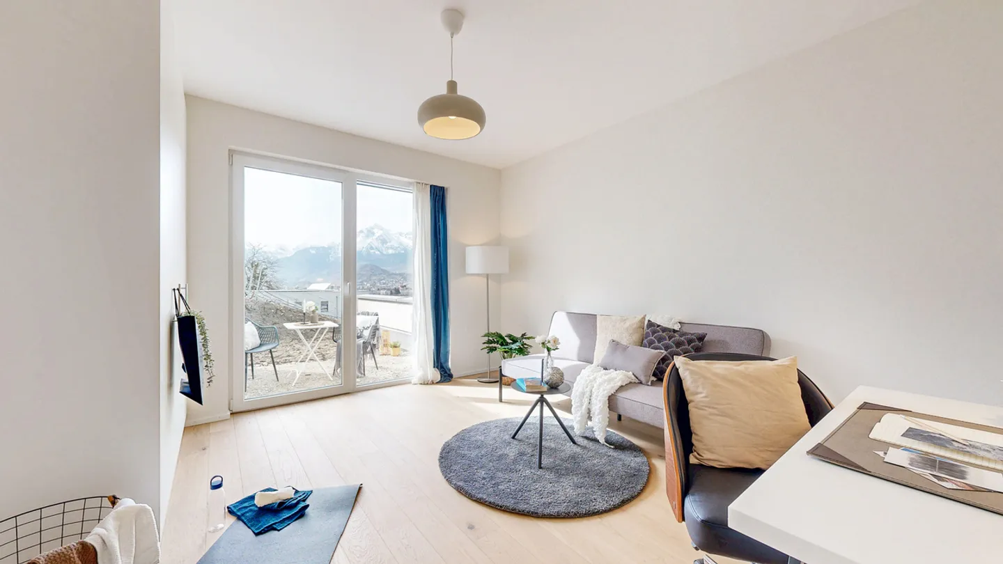 Luxus-Terrassenwohnung in Bramois - Foto 8 von 13