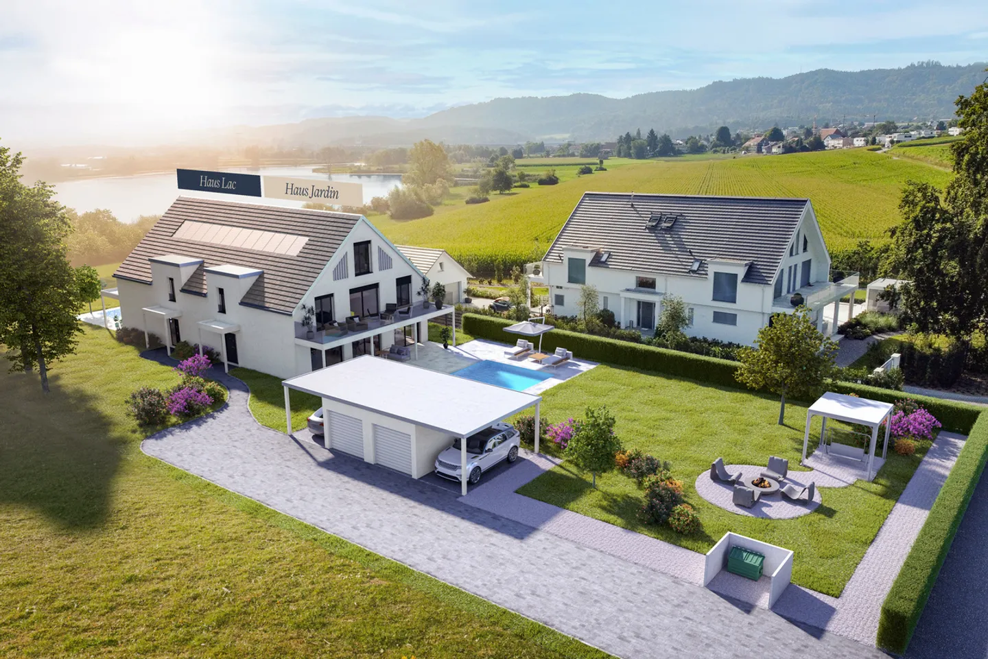 Nuovo progetto di costruzione "EDEN" casa bifamiliare "Jardin" - Foto 1 di 10