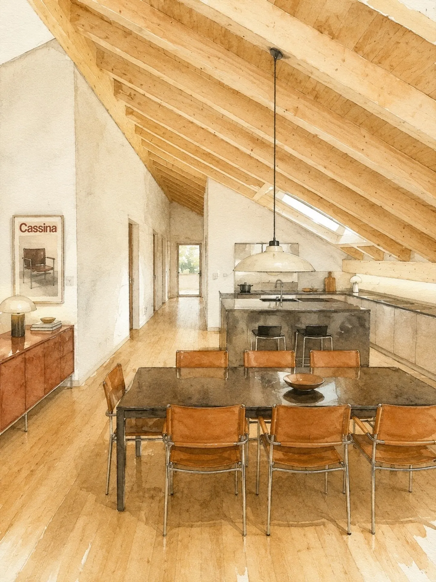 PROGETTO EDILIZIO "FLURA" APPARTAMENTO MANSARDA - Foto 4 di 5