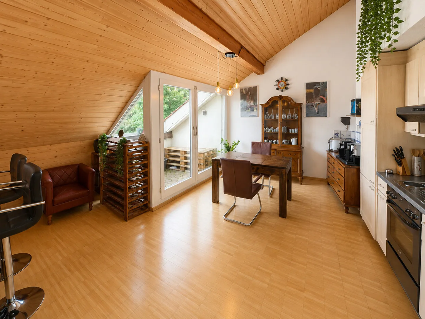 1.5-ZIMMERWOHNUNG MIT GALERIE IN RUBIGEN - Photo 5 sur 10