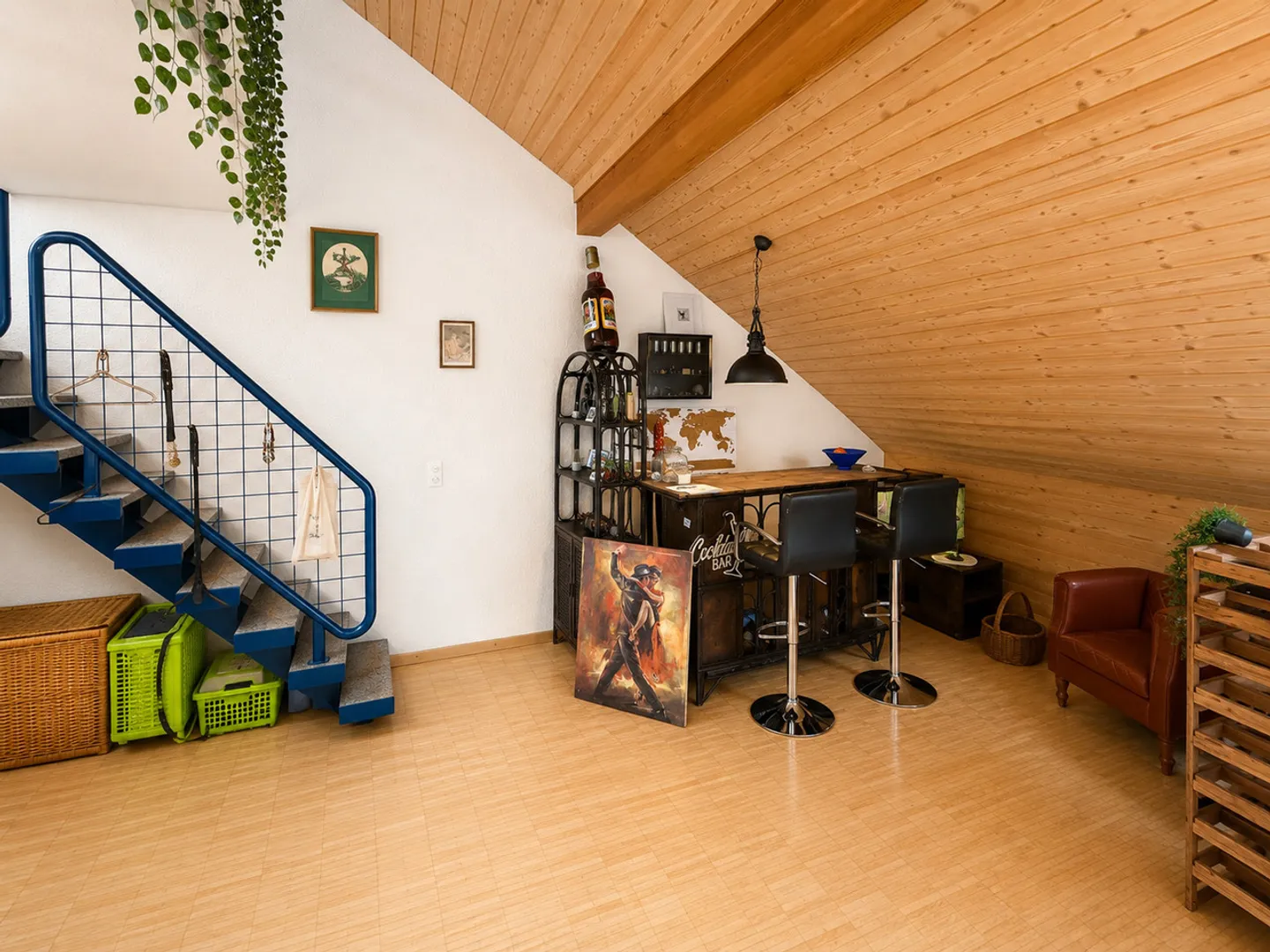 1.5-ZIMMERWOHNUNG MIT GALERIE IN RUBIGEN - Photo 4 sur 10