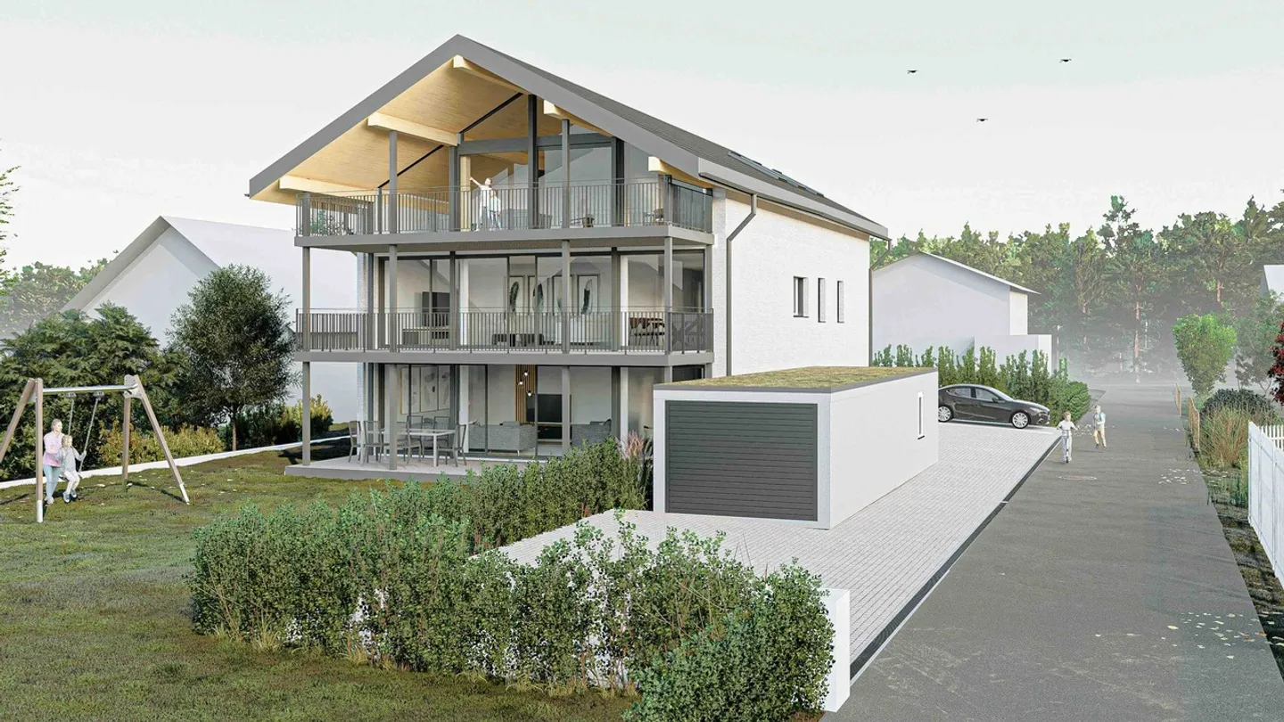PROGETTO EDILIZIO "FLURA" APPARTAMENTO MANSARDA - Foto 1 di 5