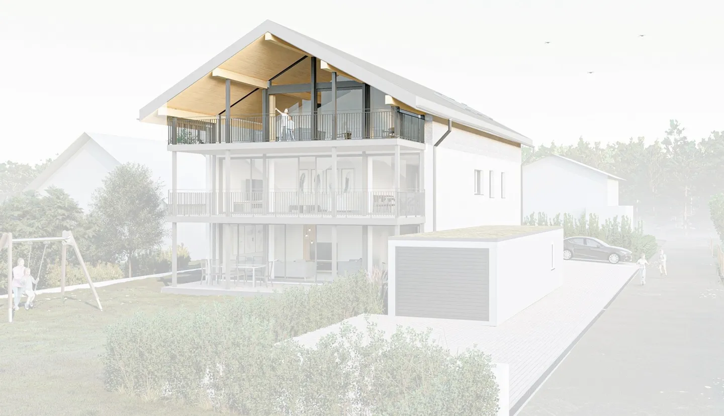 PROGETTO EDILIZIO "FLURA" APPARTAMENTO MANSARDA - Foto 2 di 5