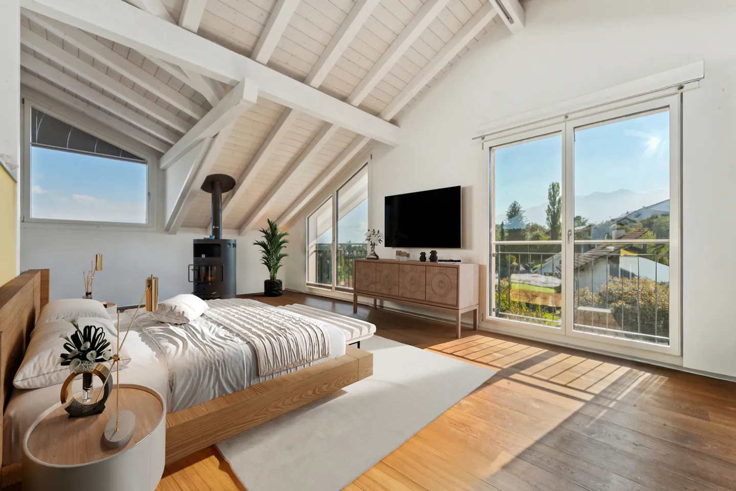 SUN HOUSE WITH PANORAMIC VIEWS - LIVING IN UETENDORF - Photo 4 of 13